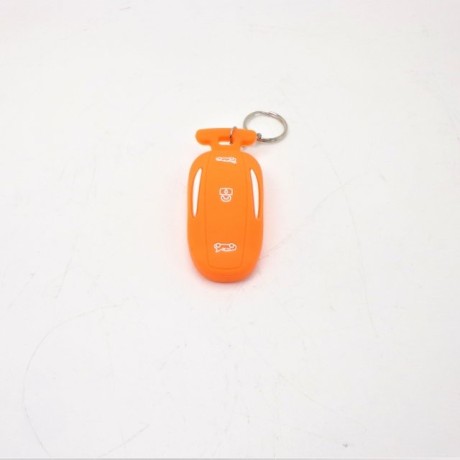 Чехол для ключа оранжевый Model X (15475708565621)