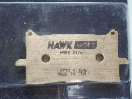 Колодки тормозные Hawk moto органические HMBO 2176 (16345746603381)