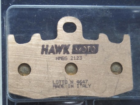 Колодки тормозные Hawk moto органические HMBO 2123 (16345749465375)