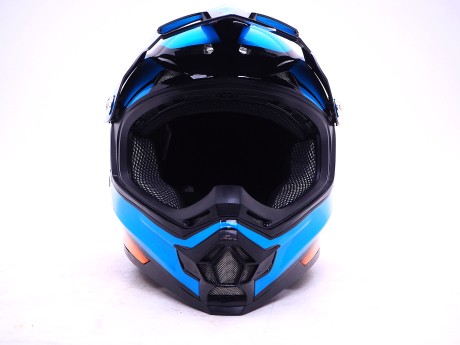 Шлем HIZER B6196 #4 blue/red (1636039139578)
