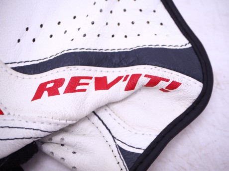 Перчатки кожаные Rev'it Raven Ladies White-Red (16361069341337)