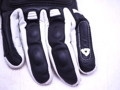 Кожаные мотоперчатки REVIT Xena Ladies Black-White (16361090962398)