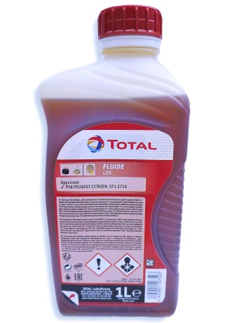 Жидкость для гидроусилителя LDS 1л.желтая Total (16406124836929)