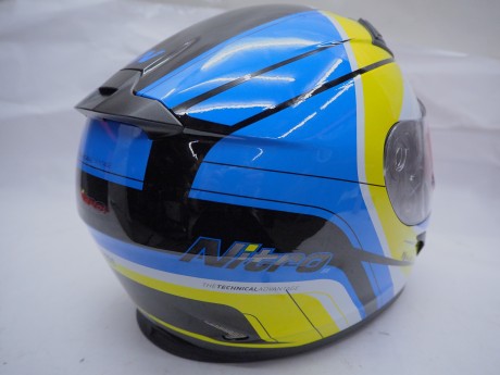 Шлем интеграл NITRO N2400 PIONEER (Black/Blue/Yellow/White) (16443342779181)