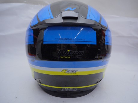Шлем интеграл NITRO N2400 PIONEER (Black/Blue/Yellow/White) (16443342797382)