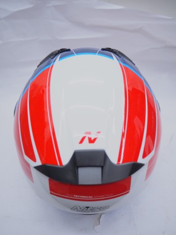Шлем интеграл NITRO N2400 PIONEER (White/Red/Blue) (16443335761986)