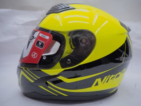 Шлем интеграл NITRO N2400 ROGUE (Yellow/Black) (16443352904389)