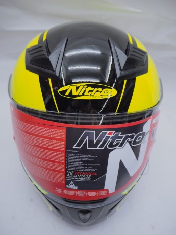 Шлем интеграл NITRO N2400 ROGUE (Yellow/Black) (1644335295943)