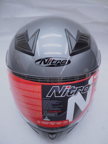 Шлем интеграл NITRO N2400 UNO (Gun Metal) (16443350347783)