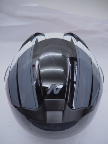 Шлем интеграл детский NITRO N2300 PIONEER JUNIOR (Black/Gun/White/Silver) (16443358532491)