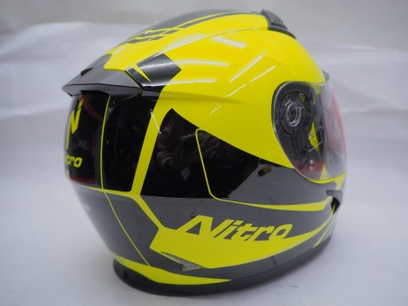 Шлем интеграл детский NITRO N2300 ROGUE JUNIOR (Yellow/Black) (16443357002042)