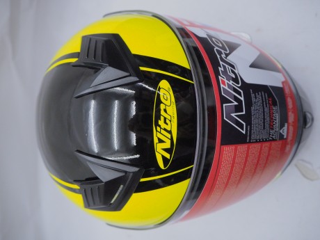 Шлем интеграл детский NITRO N2300 ROGUE JUNIOR (Yellow/Black) (16443357104037)