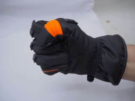 Перчатки SCOYCO МС-83, чёрные+оранжевый (16449370969063)