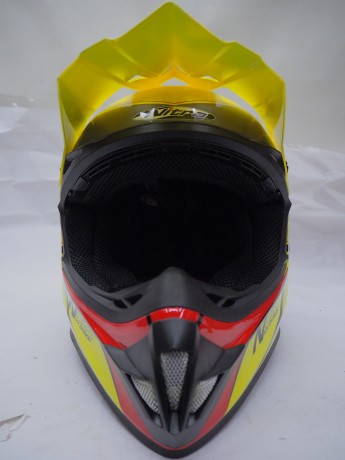 Шлем кроссовый NITRO MX620 PODIUM (Safety Yellow/Black/Red) (16443361637447)