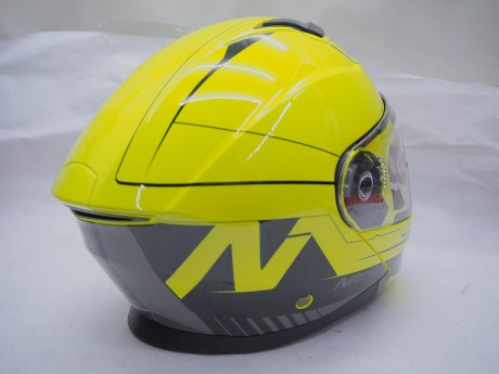 Шлем модуляр NITRO F350 ANALOG DVS (Black/Safety Yellow/Gun) (16443359402734)