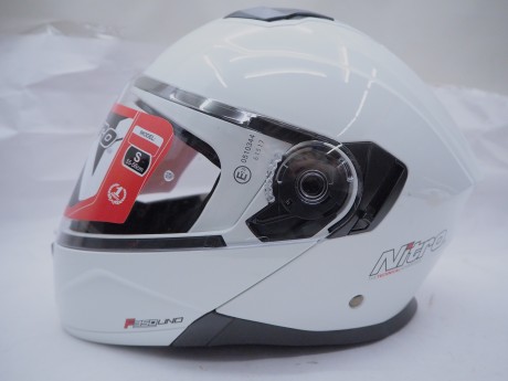 Шлем модуляр NITRO F350 UNO DVS (White) (16443367124677)