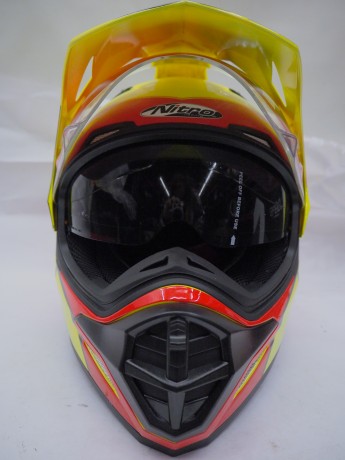 Шлем туринг NITRO MX670 PODIUM ADVENTURE DVS (Black/Yellow/Rad) (16443366197129)