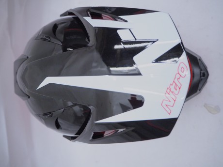 Шлем туринг NITRO MX670 PODIUM ADVENTURE DVS (White/Black/Red) (16443364105293)