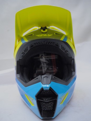 Шлем кроссовый FLY RACING KINETIC Drift желтый/серый (16445767635774)