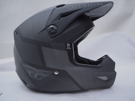 Шлем кроссовый FLY RACING KINETIC Drift серый (16445763452912)