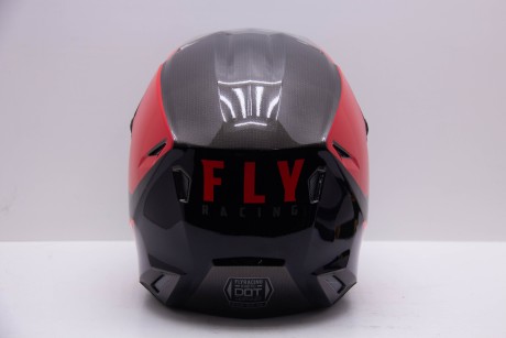 Шлем кроссовый FLY RACING KINETIC Straight Edge красный/черный/серый (16560821979177)