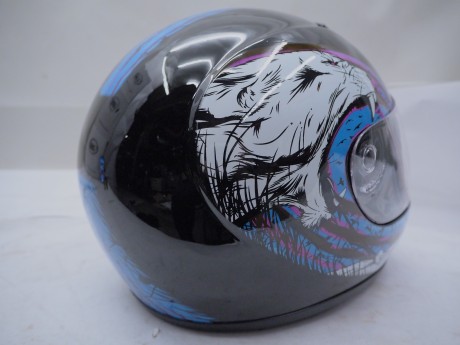 Шлем интеграл FALCON XZF868 Black/Blue (16448360890601)