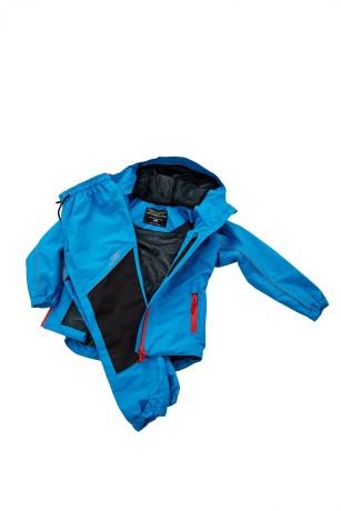 Детский комплект дождевой (куртка, брюки) EVO Kids Blue (мембрана) (16471735150689)