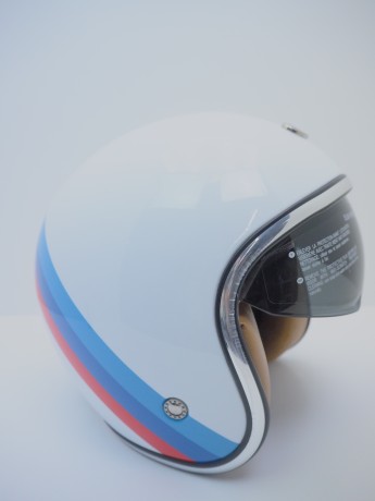 Шлем Beon B-108 White/Red/Blue (16511398453865)
