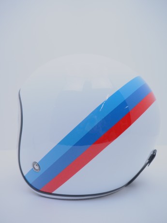 Шлем Beon B-108 White/Red/Blue (16511398466703)