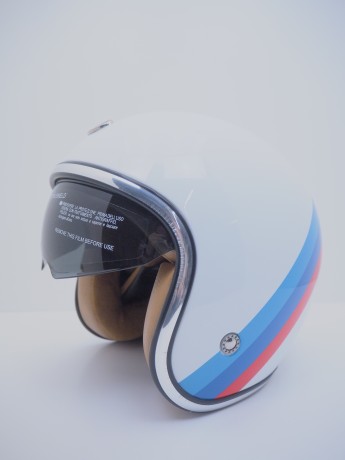 Шлем Beon B-108 White/Red/Blue (1651139846933)