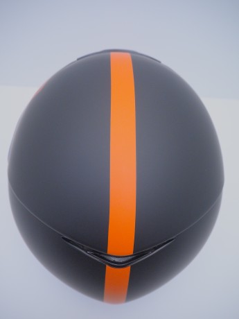 Шлем Beon B-117 Matt Black/Orange (16511397962178)