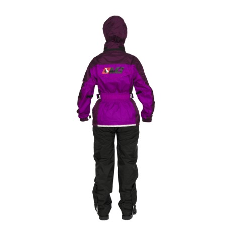 Дождевой комплект женский MadBull (фиолетово-черный) Pro (16511465770613)
