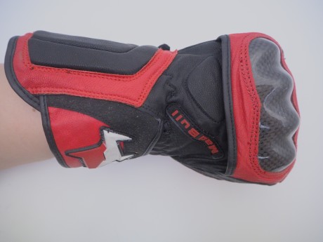 Мотоперчатки рейсинговые MadBull R5 (красный) (16512275474468)