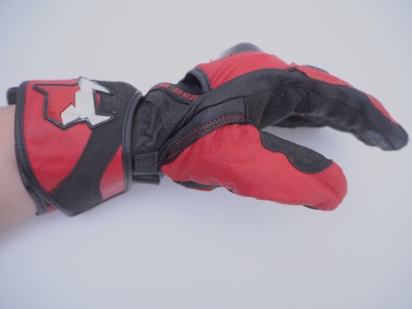 Мотоперчатки рейсинговые MadBull R5 (красный) (16512275487719)