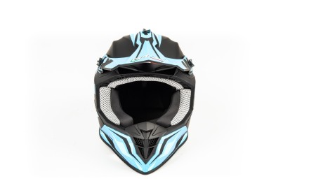 Шлем кроссовый GTX 633 #4 BLACK/BLUE (1651235303076)