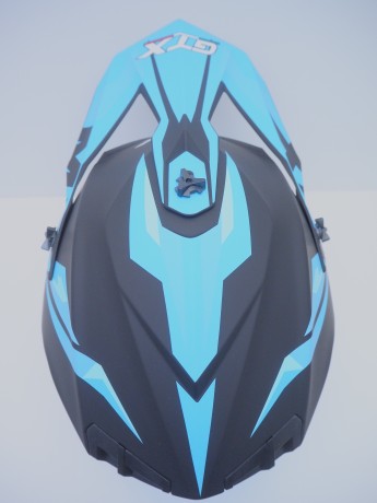 Шлем кроссовый GTX 633 #4 BLACK/BLUE (16515912305581)