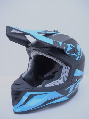Шлем кроссовый GTX 633 #4 BLACK/BLUE (16515912312936)