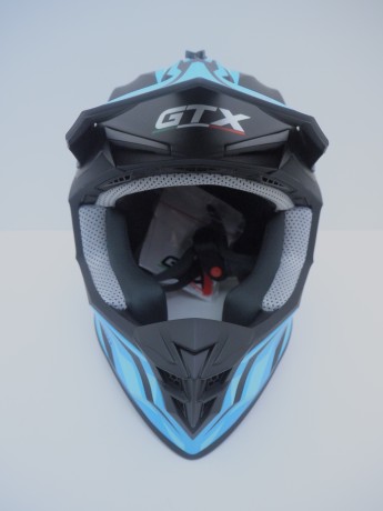 Шлем кроссовый GTX 633 #4 BLACK/BLUE (16515912318648)
