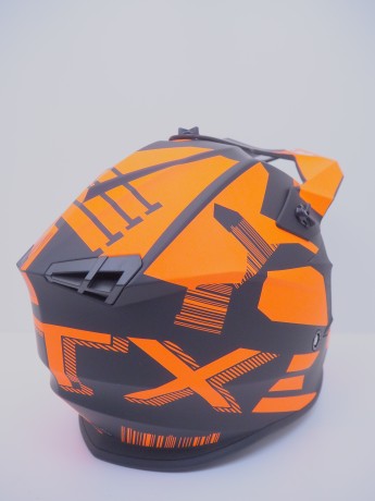 Шлем кроссовый GTX 633 #5 BLACK/FLUO ORANGE (16515914201099)
