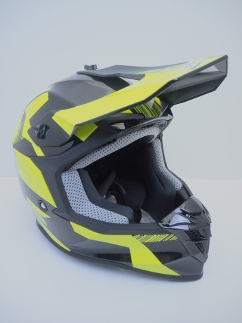 Шлем кроссовый GTX 633 #6 BLACK/FLUO YELLOW (16515916368717)