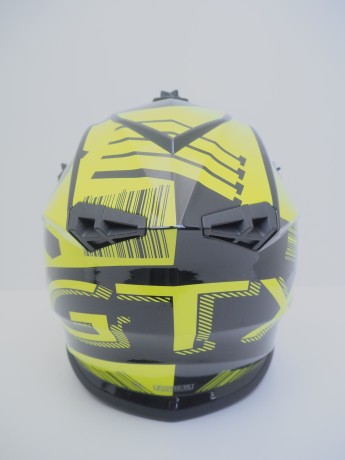 Шлем кроссовый GTX 633 #6 BLACK/FLUO YELLOW (16515916377014)