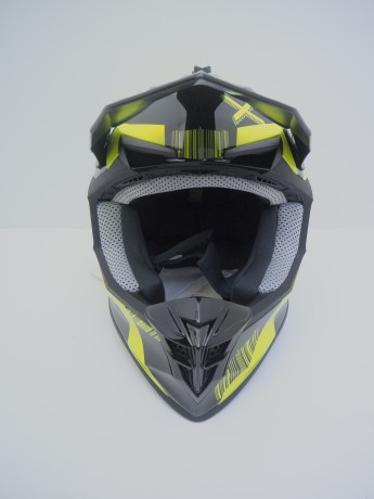 Шлем кроссовый GTX 633 #6 BLACK/FLUO YELLOW (16515916396844)