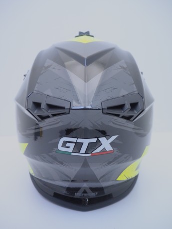 Шлем кроссовый GTX 633 #8 BLACK/FLUO YELLOW/GREY (16515914981794)