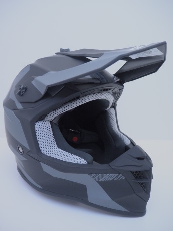 Шлем кроссовый GTX 633 #7 BLACK/GREY (16515893001982)