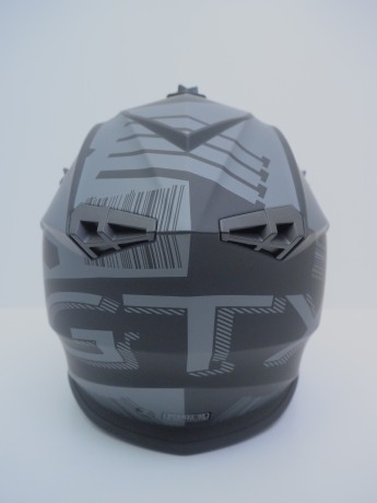 Шлем кроссовый GTX 633 #7 BLACK/GREY (16515893009324)