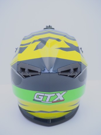 Шлем кроссовый GTX 633  #12 GREEN (16515912810585)
