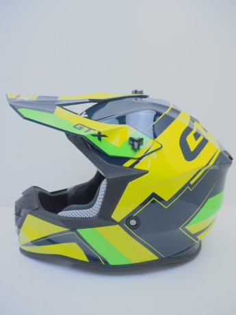 Шлем кроссовый GTX 633  #12 GREEN (16515912820279)