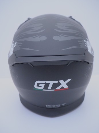 Шлем мотард GTX 690 #1 BLACK/BLACK WHITE (16515913752113)