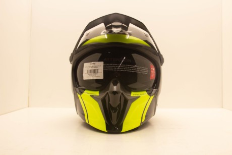 Шлем мотард GTX 690 #2 BLACK/FLUO YELLOW GREY (16559942502268)