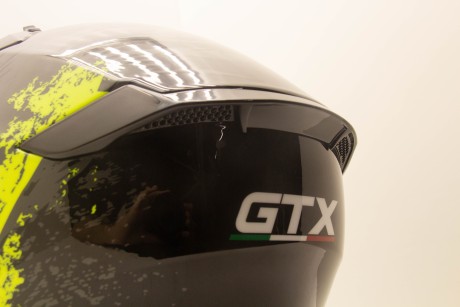 Шлем мотард GTX 690 #2 BLACK/FLUO YELLOW GREY (16559942527422)